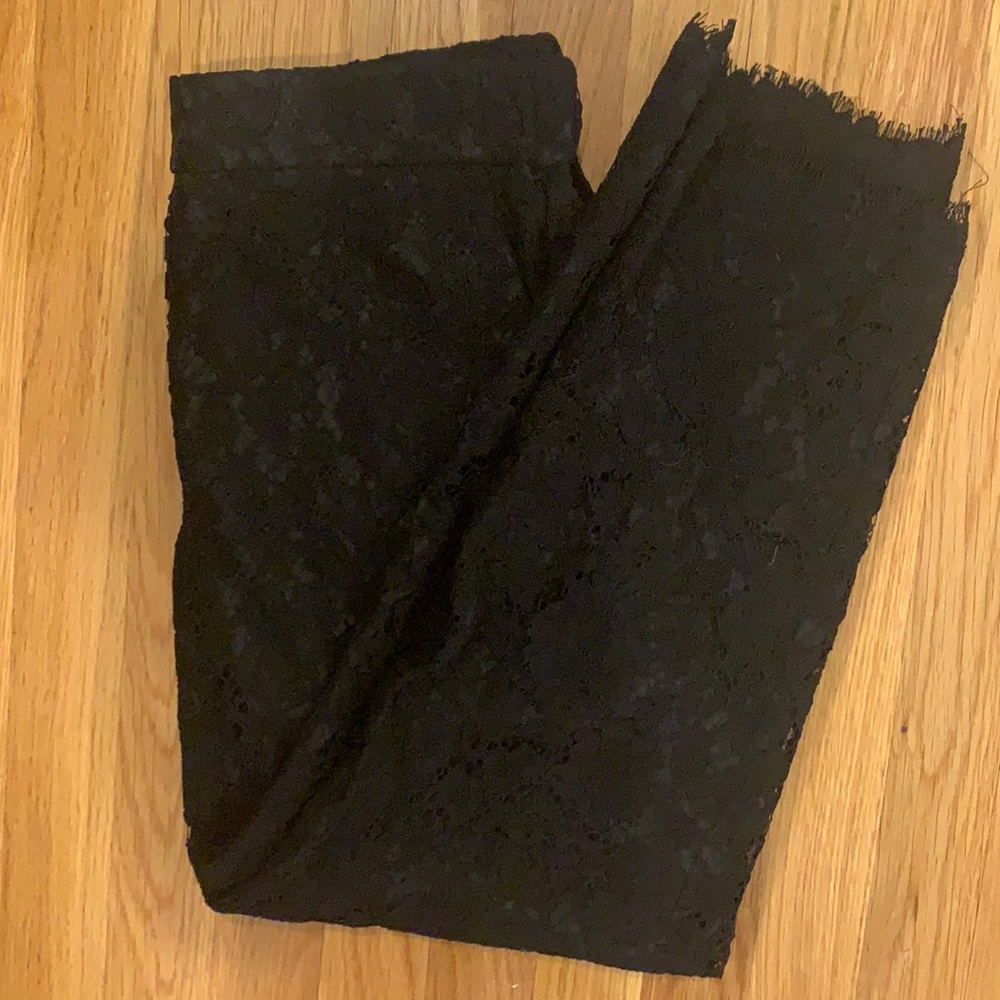 NWT JCrew Black Lace Dress Pants